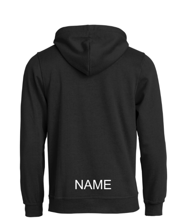Hoodie black/camel (small print) - Image 2